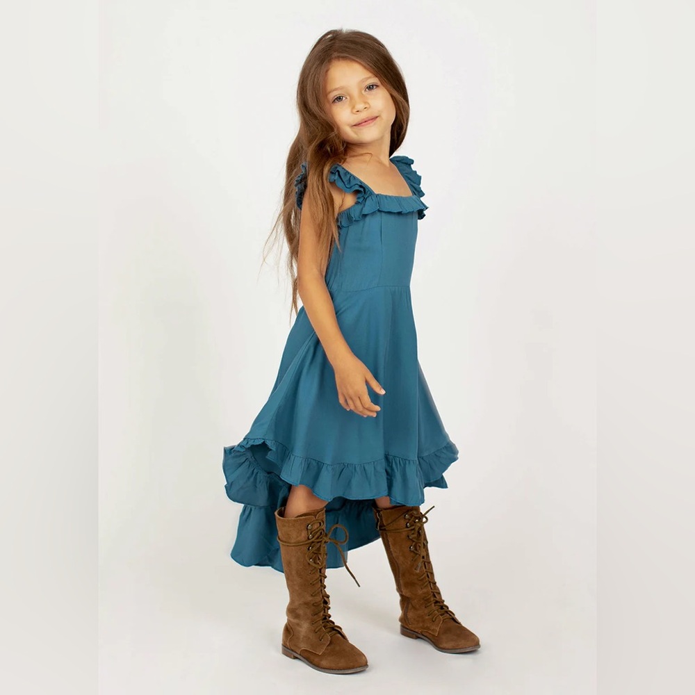 Joyfolie Mia Joy Betty Dress in Ocean